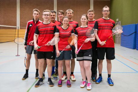 Die Badmintonmannschaft vom BV Bad Essen