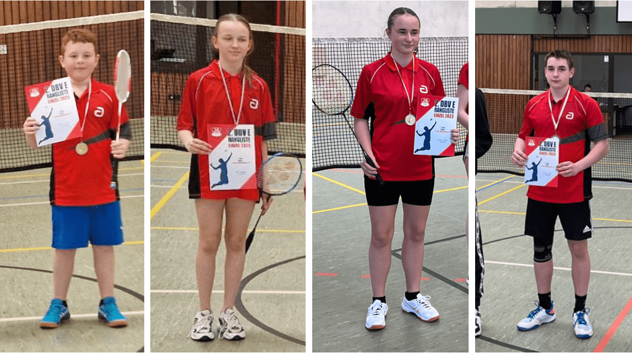 Badminton Jugendspieler des BV erfolgreich BV Bad Essen Sport mit